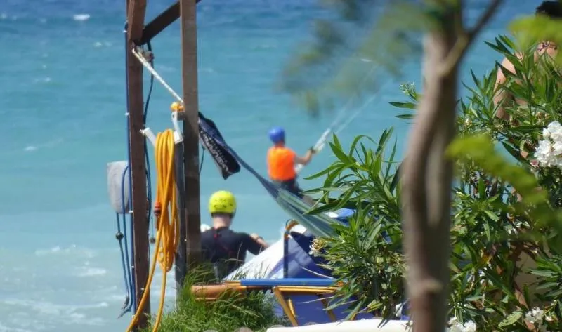 Theologos Rhodos kitesurfing spot – beginner flat water