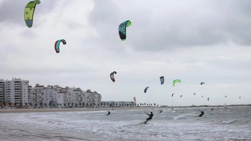 Valdelagrana kitesurfing spot – beginner flat water