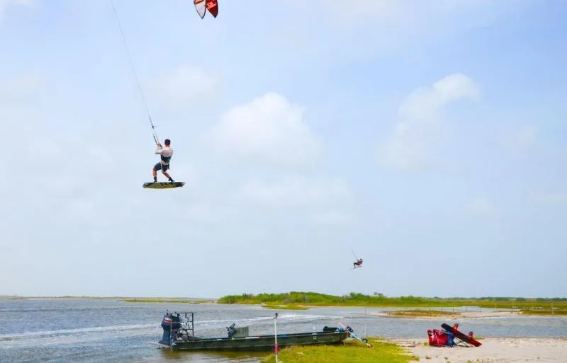 Corpus Christi Bay kitesurfing spot – beginner flat water