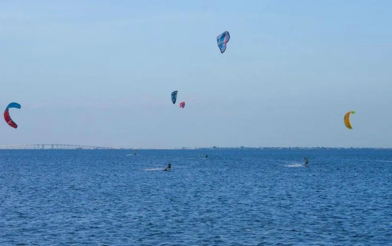 Corpus Christi Bay kitesurfing spot – beginner flat water