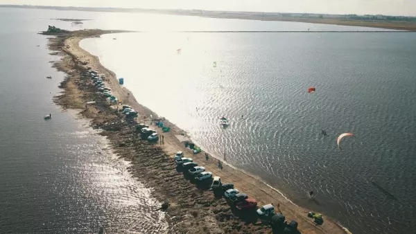 Laguna Melincue kitesurfing spot – beginner flat water