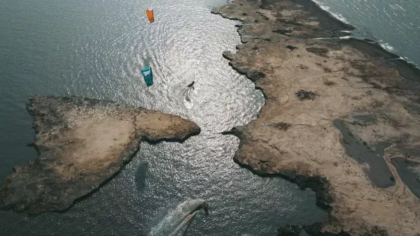 Laguna Melincue kitesurfing spot – beginner flat water