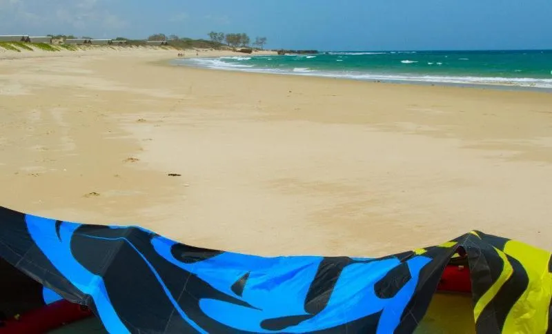 Mecufi kitesurfing spot – intermediate wave water