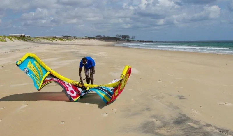 Mecufi kitesurfing spot – intermediate wave water