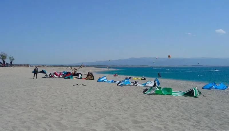 Gizzeria Lido kitesurfing spot – beginner chop water