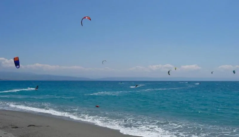 Gizzeria Lido kitesurfing spot – beginner chop water