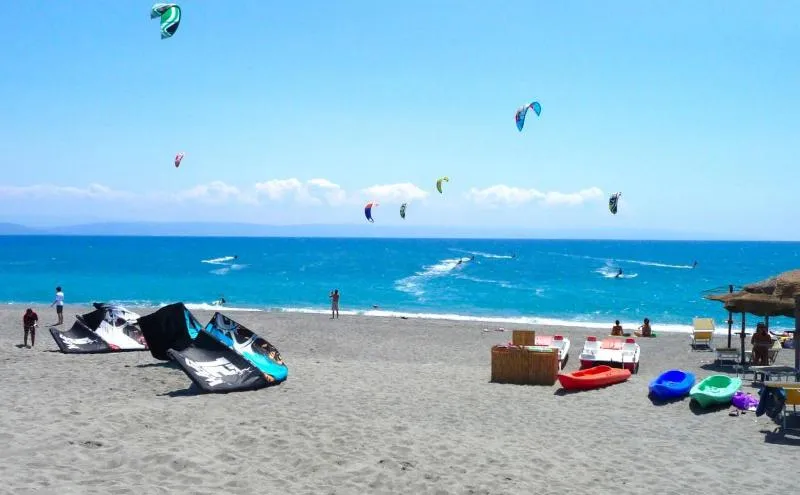 Gizzeria Lido kitesurfing spot – beginner chop water