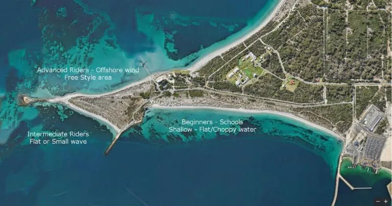 Woodman Point kitesurfing spot – beginner flat water
