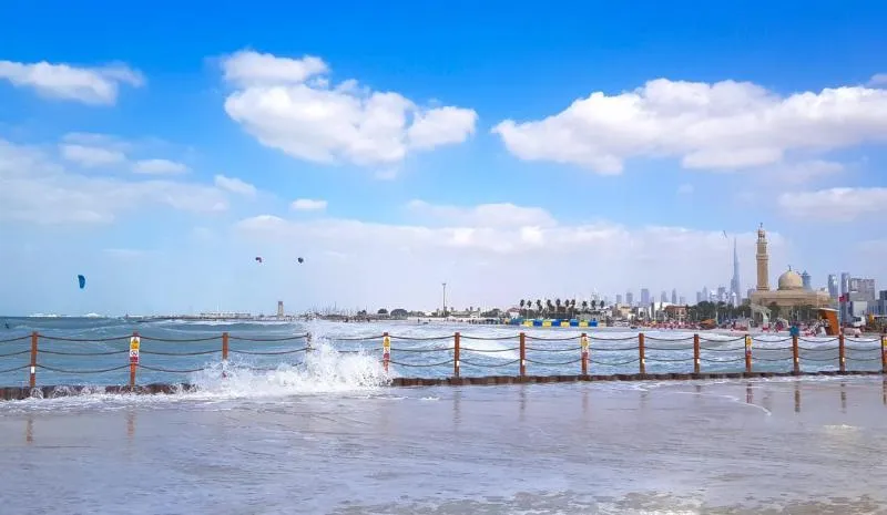 Kite Beach Dubai kitesurfing spot – beginner chop water