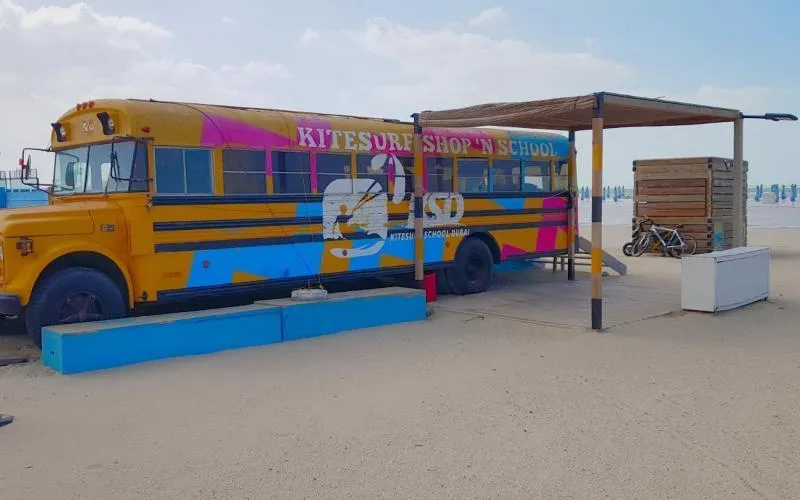 Kite Beach Dubai kitesurfing spot – beginner chop water