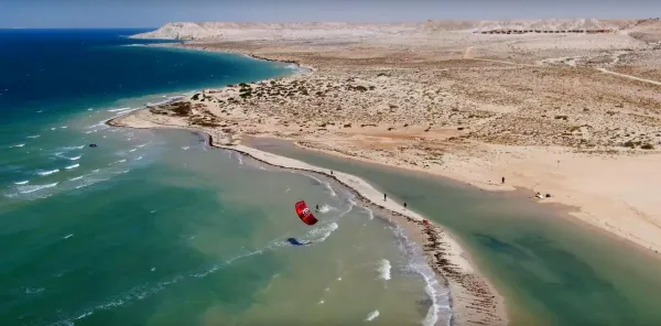 Dakhla kitesurfing spot – beginner flat water