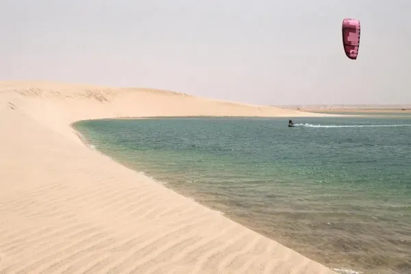 Dakhla kitesurfing spot – beginner flat water