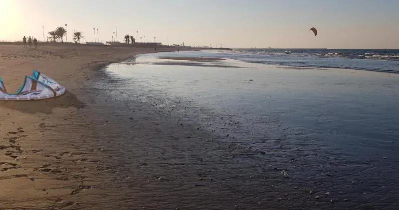 Wudam As Sahil kitesurfing spot – beginner chop water