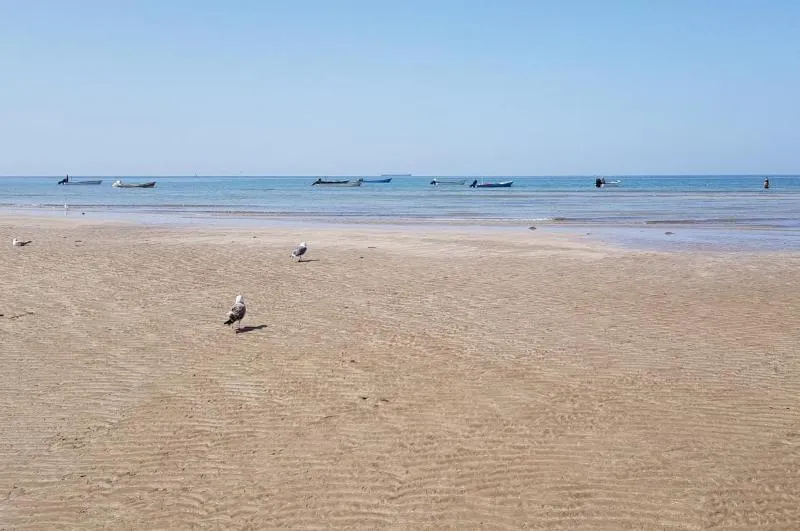 Qurum Beach Muscat kitesurfing spot – beginner chop water