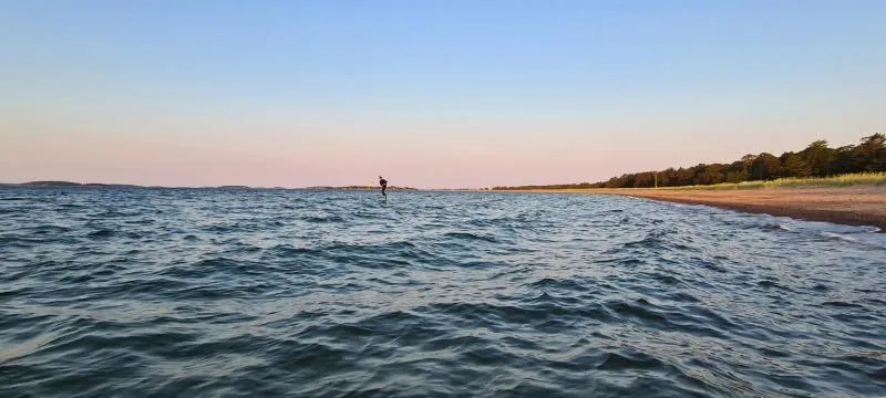 Hanko kitesurfing spot – beginner chop water