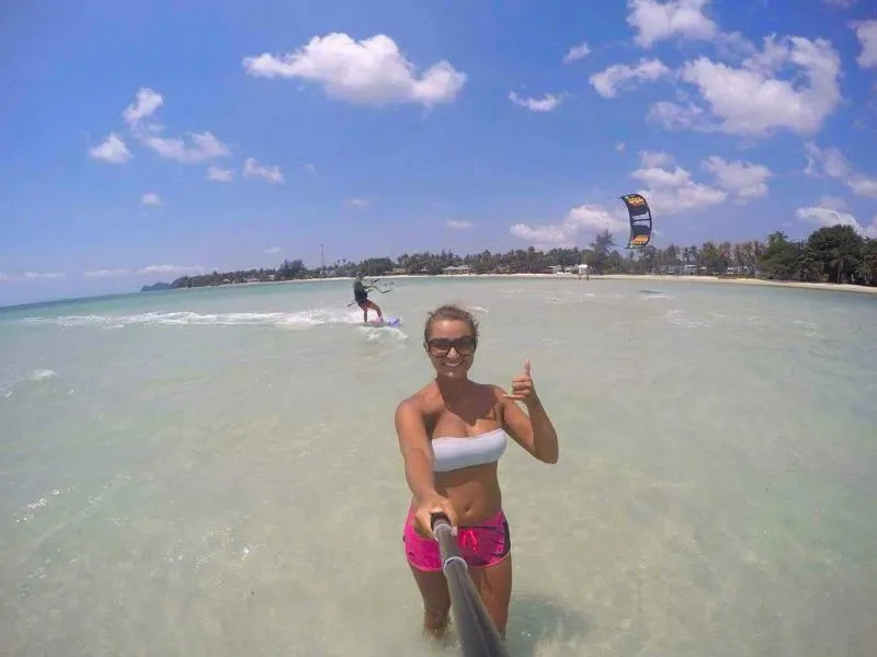 Baan Tai Beach kitesurfing spot – beginner flat water