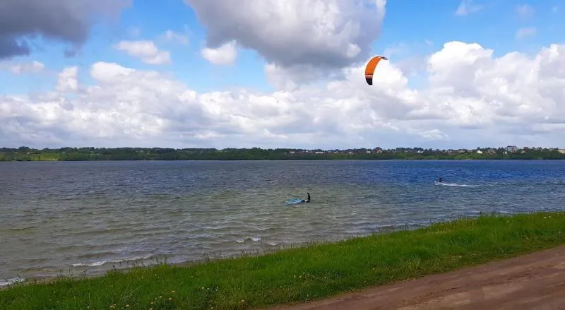 Vievis kitesurfing spot – intermediate chop water