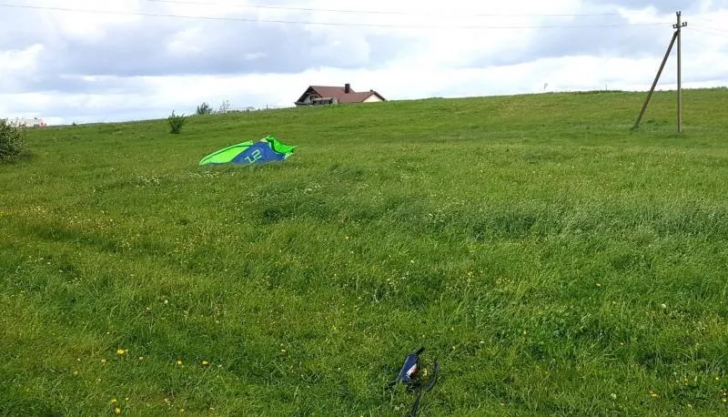 Vievis kitesurfing spot – intermediate chop water