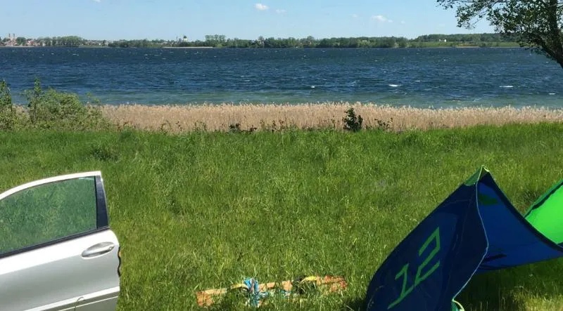 Vievis kitesurfing spot – intermediate chop water