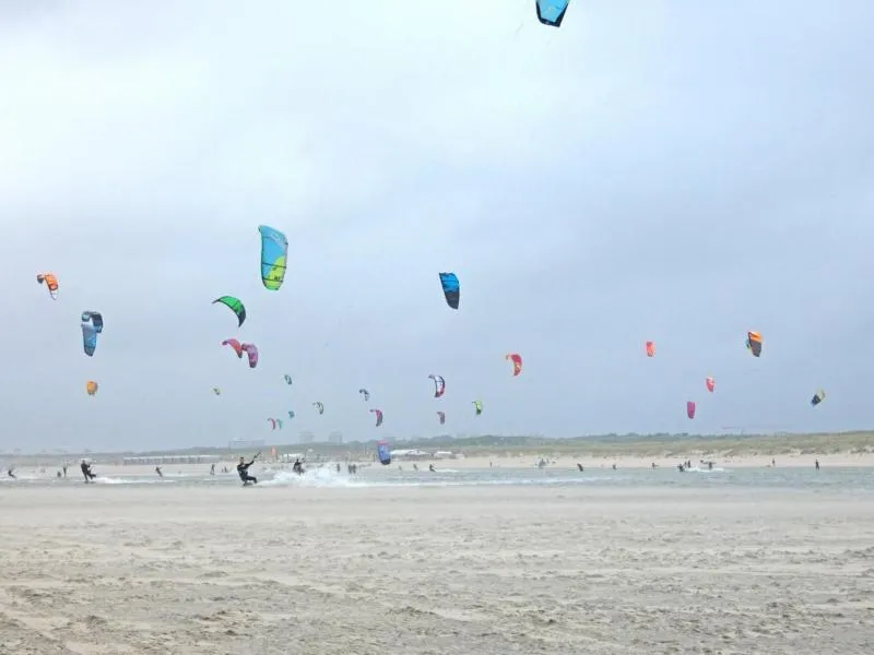 Zandmotor kitesurfing spot – beginner flat water