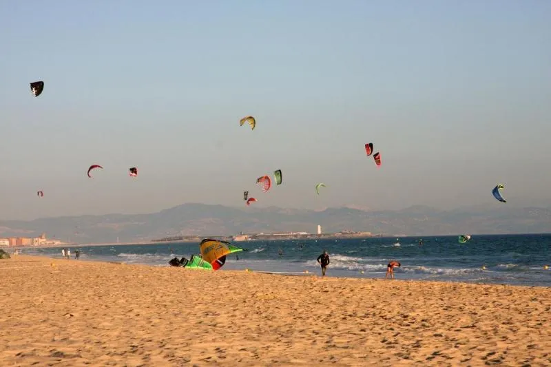 Los Lances North Beach, Tarifa kitesurfing spot – beginner chop water