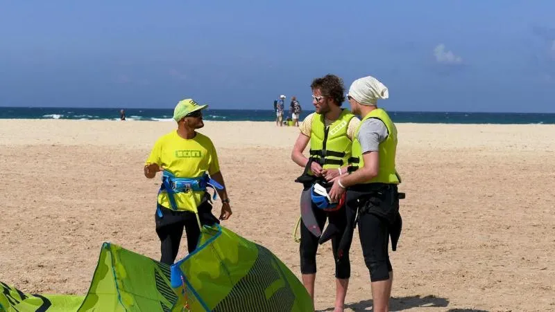 Los Lances North Beach, Tarifa kitesurfing spot – beginner chop water