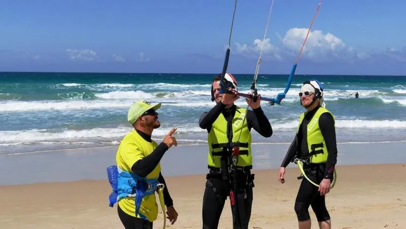 Los Lances North Beach, Tarifa kitesurfing spot – beginner chop water