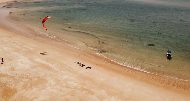 Lamu archipelago kitesurfing spot – intermediate flat water