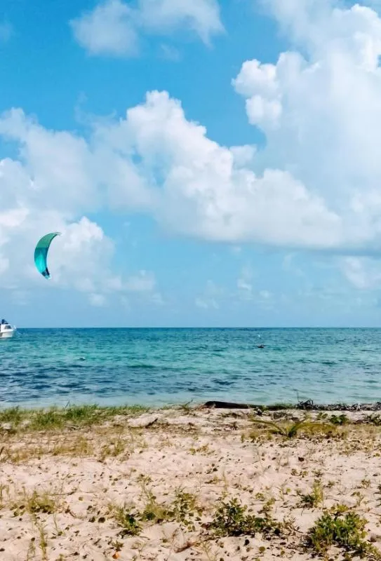 Sand Fly Bay Corn island kitesurfing spot – intermediate flat water