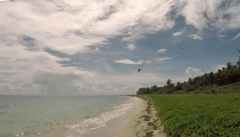 Little Corn East Beach kitesurfing spot – beginner chop water