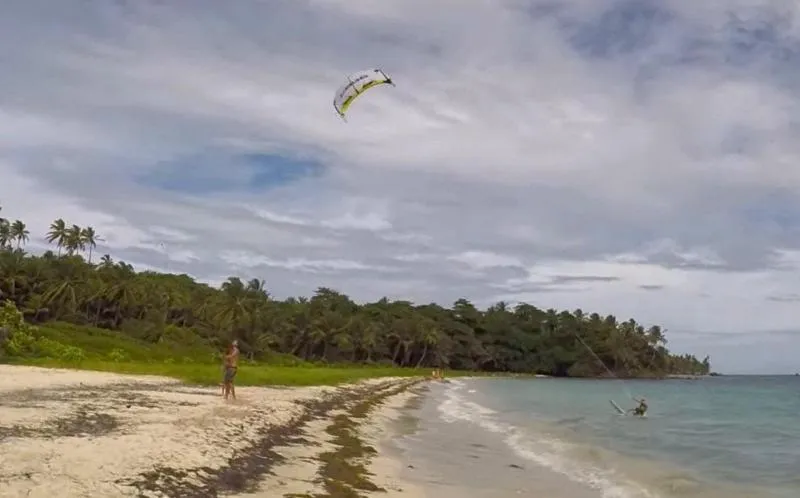 Little Corn East Beach kitesurfing spot – beginner chop water