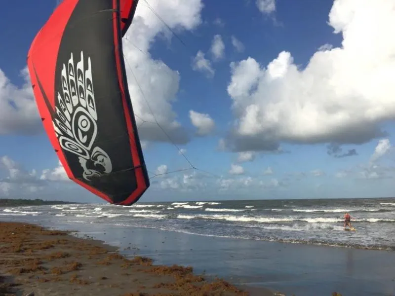 El Bluff Beach - Bluefields kitesurfing spot – beginner flat water
