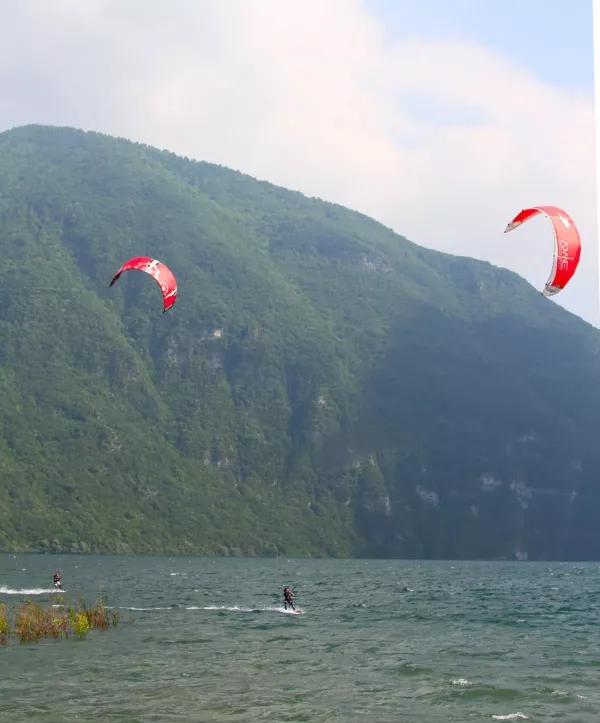 Ponte Caffaro kitesurfing spot – intermediate chop water