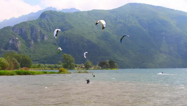 Ponte Caffaro kitesurfing spot – intermediate chop water