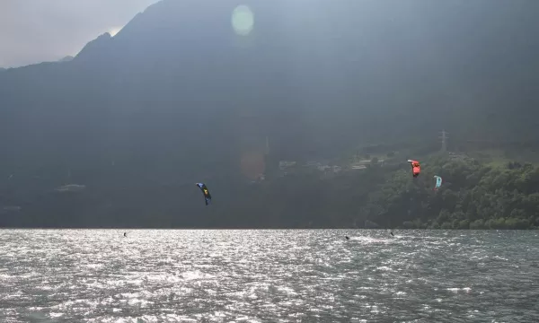 Ponte Caffaro kitesurfing spot – intermediate chop water