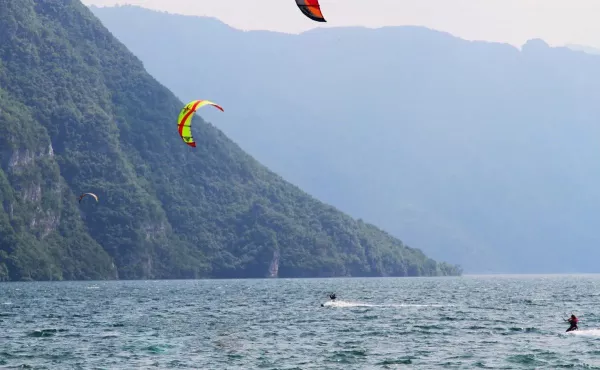 Ponte Caffaro kitesurfing spot – intermediate chop water