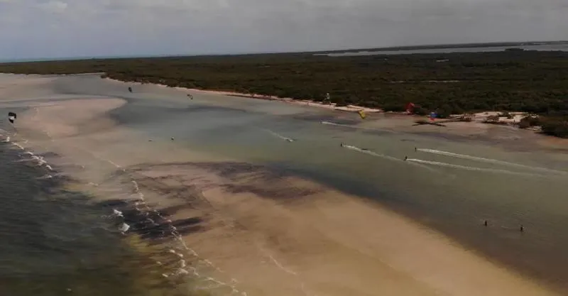 Holbox Sand Bank kitesurfing spot – beginner flat water