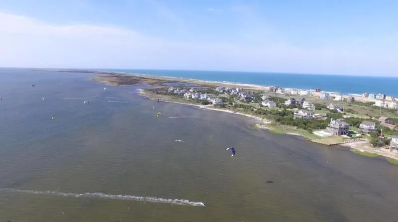Hatteras Outer Banks kitesurfing spot – beginner flat water