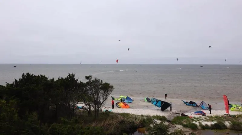 Hatteras Outer Banks kitesurfing spot – beginner flat water