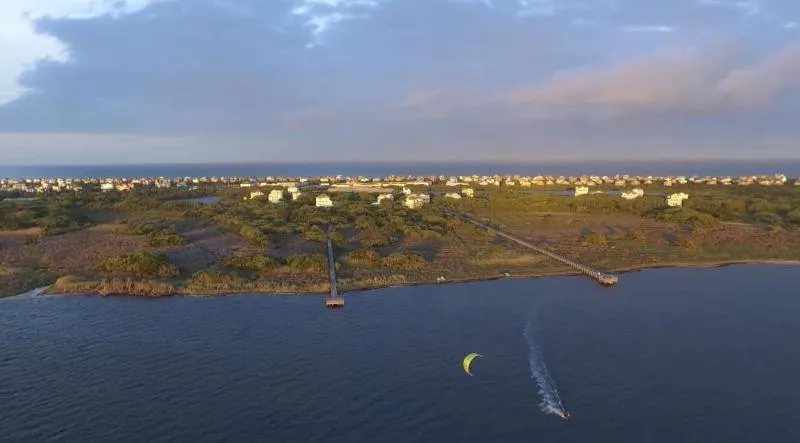 Hatteras Outer Banks kitesurfing spot – beginner flat water
