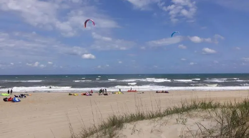 Hatteras Outer Banks kitesurfing spot – beginner flat water