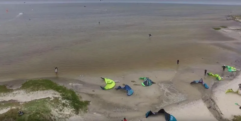 Hatteras Outer Banks kitesurfing spot – beginner flat water