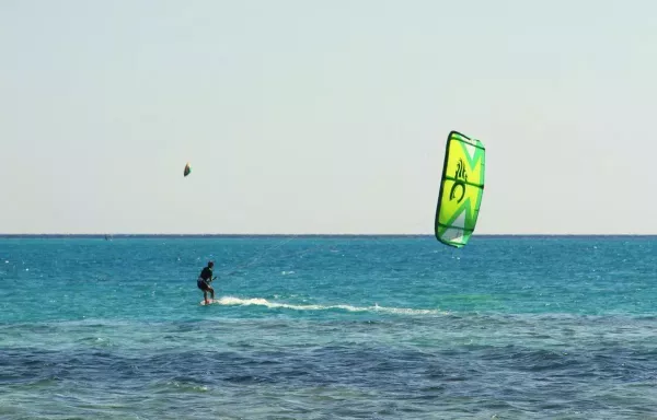 Blue Lagoon Marsa Alam kitesurfing spot – beginner chop water