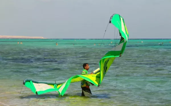 Blue Lagoon Marsa Alam kitesurfing spot – beginner chop water