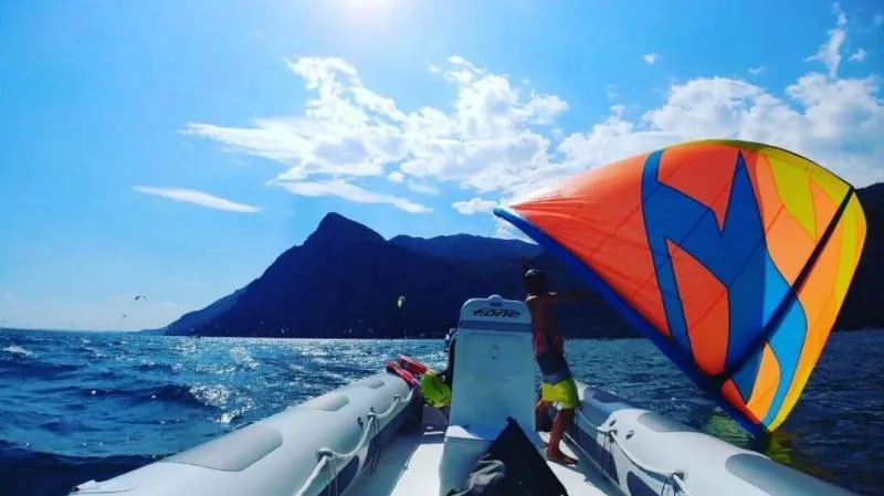 Campione del Garda kitesurfing spot – beginner chop water