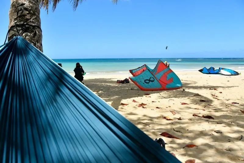 Las Terrenas Kite Beach kitesurfing spot – beginner flat water