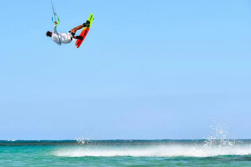 Las Terrenas Kite Beach kitesurfing spot – beginner flat water
