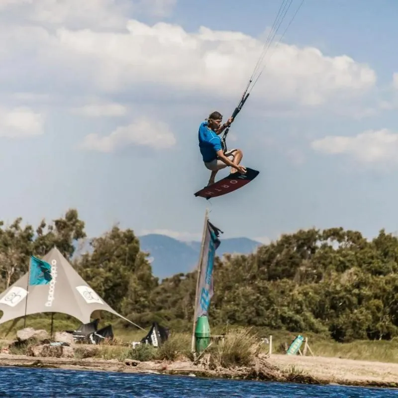 Zena Beach Sant Antioco lagoon kitesurfing spot – beginner flat water