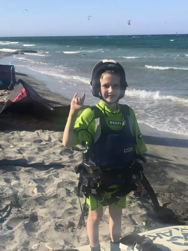 Frassanito kitesurfing spot – beginner chop water