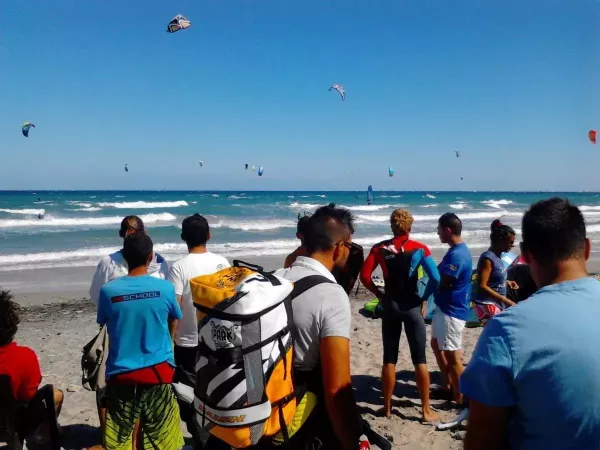 Frassanito kitesurfing spot – beginner chop water